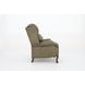 Danbury Oasis Olive Leather Push Thru The Arms Recliner with Nailhead Trim