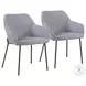 Daniella Grey Dining Chair Set Of 2