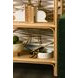 Danielle Brown Etagere with 4 Shelves