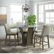 Simms Gray 54" Round Counter Height Dining Table