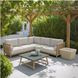 Antul White And Natural Outdoor Coffee Table