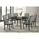 Skyline Gray Upholstered Dining Side Chair Set of 2