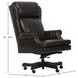 DC-105-PBR Black and Brown Wipe Desk Chair