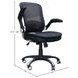 DC-301-BLK Black Gas Lift Desk Chair