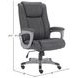 DC-314HD-CHA Charcoal Desk Chair