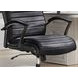 DC-370 Smooth Black Leather Desk Chair