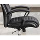 DC-370 Smooth Black Leather Desk Chair
