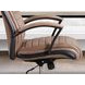 DC-370 Smooth Latte Leather Desk Chair