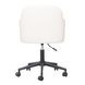 Sydney Cream Upholstered Swivel Desk Chair