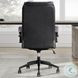 Dunwell Smooth Black Leather Desk Chair
