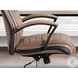 Dunwell Smooth Latte Leather Desk Chair