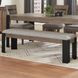Cedar Fork Neutral Dining Bench