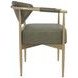 Heloise Ivanhoe Pine Upholstered Dining Arm Chair