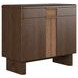 Verge Handcrafted Walnut Woven Panel Bedroom Set