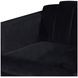 Empire Black 83" Sofa with LED