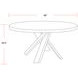 Crossings Amber 60" Round Dining Table