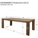 Crossings Amber 86" Rectangular Dining Table