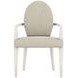 Ashlar Beige Upholstered Arm Chair Set of 2