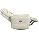 Rodger Del Mar Cream Leather Swivel Glider Power Recliner with USB Charging