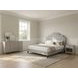 Zest Light Gray and Black Upholstered Panel Bedroom Set