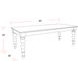 Crossings Toasted Tumbleweed Rectangular Dining Table