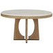 Escape Glazed Natural Oak 54" Round Dining Table