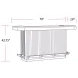 Escape Glazed Natural Oak 78" Bar