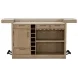Escape Glazed Natural Oak 78" Bar
