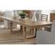 Escape Glazed Natural Oak 84" Extendable Dining Table
