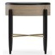 Madera Chocolate Koto Matte and Walnut 1 Drawer Accent Nightstand