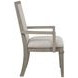 Mariana Vintage Cream Upholstered Arm Chair Set of 2