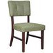 Tioga Green Upholstered Dining Chair Set of 2