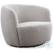 Callidora Bloke Cotton Swivel Barrel Chair