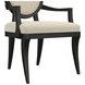 Atrium Beige Upholstered Arm Chair