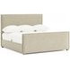 Sawyer Beige Upholstered Queen Panel Bed