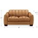 Baylor Cinnamon Brown Leather Living Room Set