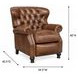 Presidential Wenlock Tawny Leather Push Thru The Arms Recliner with Nailhead Trim