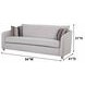 Elements Sand 94" Sofa
