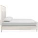 Echo Isles Sea Pearl and Driftwood California King Upholstered Panel Bed