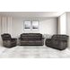 Willow Brown 75" Console Loveseat with Dual Recliner
