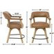 Rylie Brown Swivel 24″ Counter Height Captains Chair
