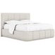 Ashlar White Upholstered Panel Bedroom Set