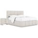 Ashlar White Upholstered Panel Bedroom Set