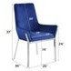 Cambrie Blue Upholstered Side Chair Set of 2