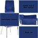 Cambrie Blue Upholstered Side Chair Set of 2