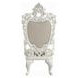 Vanaheim Antique White Glass Top Dining Room Set