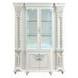 Vanaheim Antique White 4 Door Curio Cabinet with LED