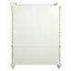 Vanaheim Antique White 4 Door Curio Cabinet with LED