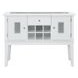 Elizaveta Gray and White 2 Door Server