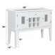 Elizaveta Gray and White 2 Door Server